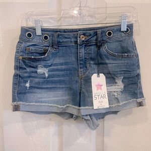Vanilla Star denim jean shorts size 5 New with tags